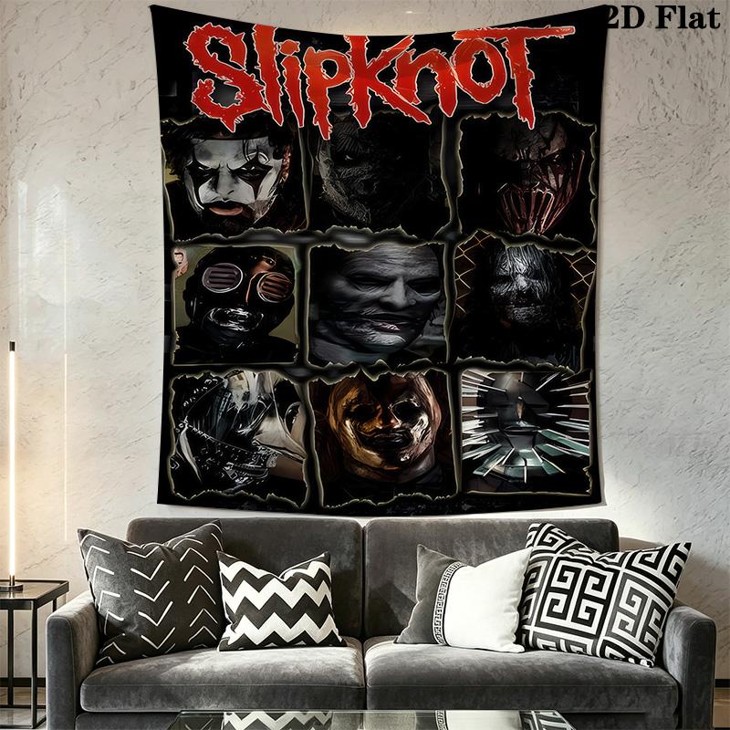 Slipknot Masters Tapestry Background Cloth Wallmounted Atmospheric Background Cloth Wall Covering Decoration Soft