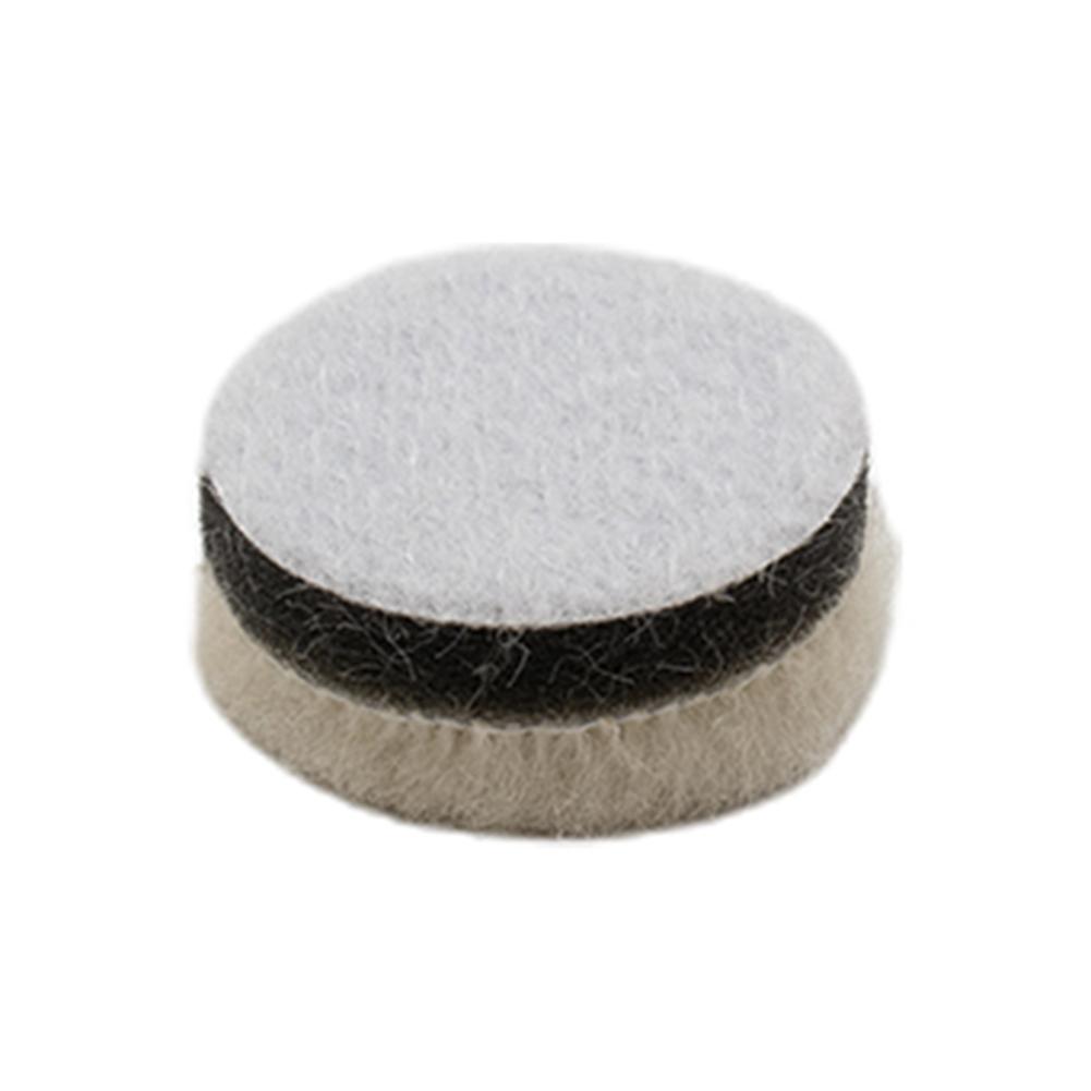 30 Pcs 1 Inch Wool Polishing Pads For Car Polisher Or Glass Buffing Cleaning Tools Pure Wool Polishing Pads Are Used