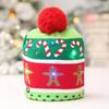 Charming Knitted Led Christmas Hats For Adults And Children Perfect For Christmas Events