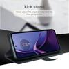 For Motorola Moto G84 5G Case Genuine Split Leather Phone Cover with Wallet Stand