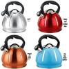 3L Pumpkin Pattern Stainless Steel Whistling Kettle for Household Stoves and Induction Cookers