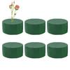 6pcs DIY Round Floral Foam Bricks Flowers Mud Green Florist Styrofoam Blocks For Flower Arrangements Wedding Flower Arrangement