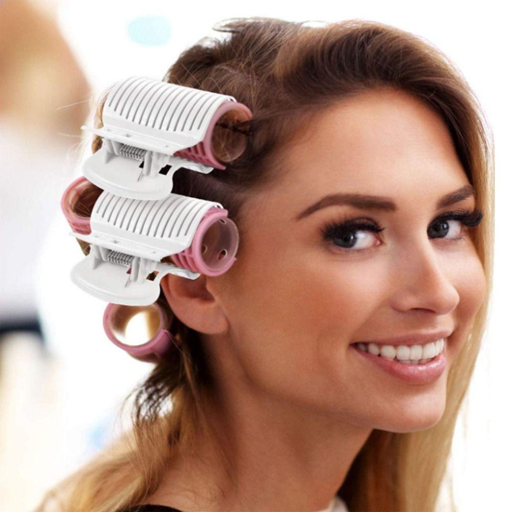 12pcs/set White Hair Dye Perm Insulation Clips Black Hot Roller Super  Professional