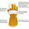 Cowhide MIG Welding Gloves Long Cuff, EN388-2132X, EN407-413X4X, EN12477 TYPE A