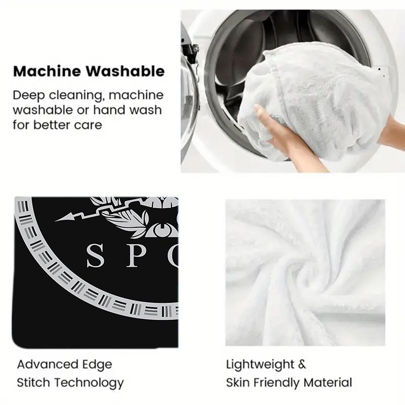 SPQR 2D Flat Pattern Flannel Blanket High Quality All Seasons Warmth and Comfort Perfect for Christmas Gifts.MMT0918081