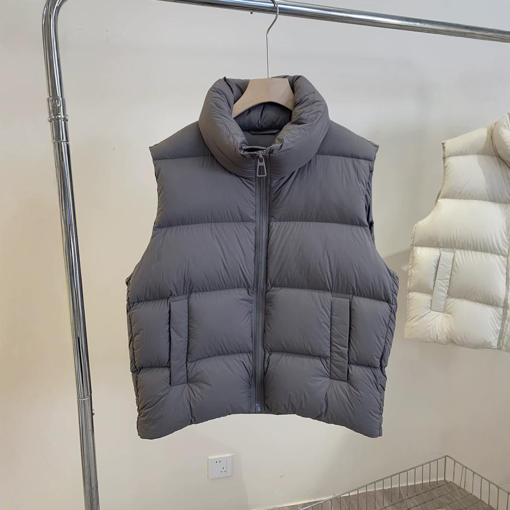New national standard white duck down Korean version of zero pressure down vest women's new autumn and winter models