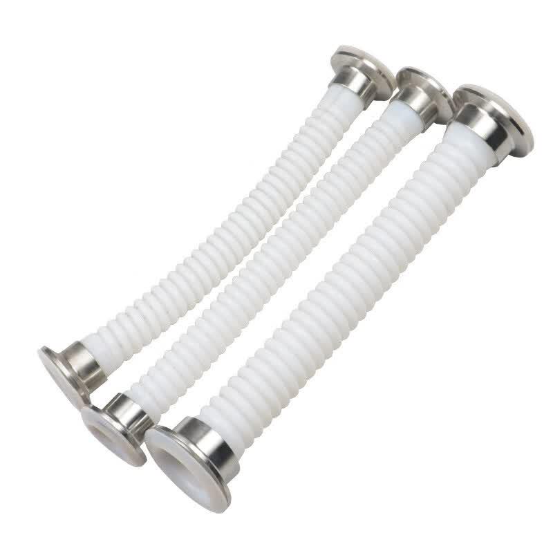 Weiruijia Pure PTFE Sanitary Clamp Corrugated Hose