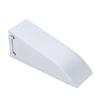 Hand Sanding Paper Kit Wedge Shape Aluminum Alloy Hand Sandpaper Holder with 80 Grit 6mx25mm Paper