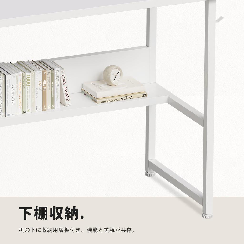 YeTom Computer PC Width Study Study Desk with Storage Box Computer Work Office Work Monitor Arm Easy To White Desk, Desk, Desk, 80cm, Desk, Bag, Desk,