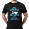 Street Wear For Her Crew Neck Tshirt Casual Flight Attendant Is Easy Like Riding Bike On Fire Comfort For Him Teeshirt Workout