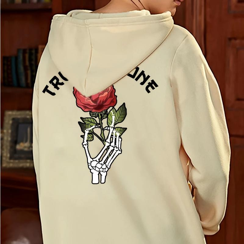 Men's Casual Sporty -Lined Hooded Sweatshirt, New Printed Fashion Trendy Hoodie
