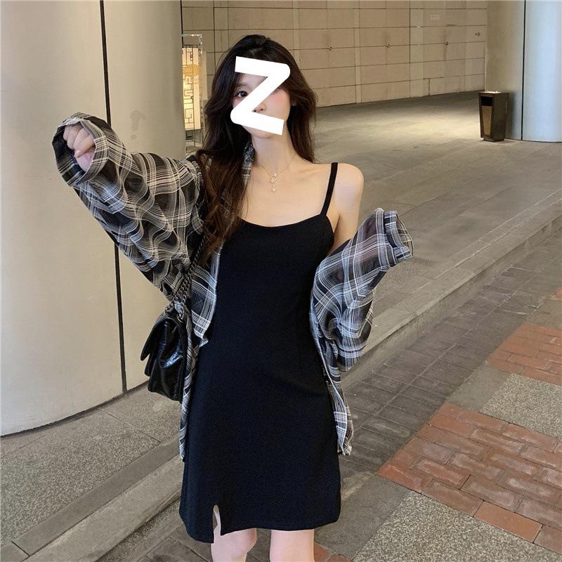 

Женская клетчатая рубашка с защитой от солнца - Дизайн весна/лето 2025, Легкая и свободного кроя Small