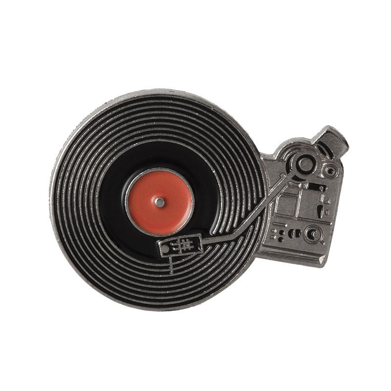 Halloween Cd Player Audio Tape Badges Brooch Enamel Pins Label Bag Backpack Hat Jewelry Gift Dress Accessories