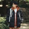 Men's Hooded Faux Two-Piece Padded Jacket