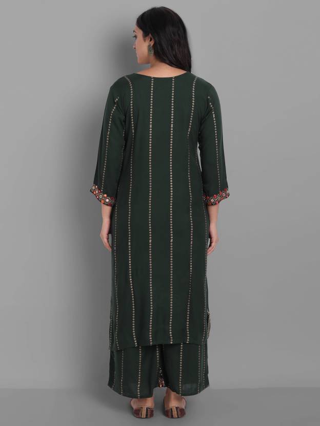 Women Designer Kurta Pant Dupatta Set Indian Party Wear Top Tunic Salwar Suit Kurti Dress