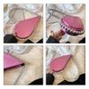 Chic Heart-Shaped Evening Purse for Women Stylish Clutch for Weddings And Parties, Mini Heart-Shaped Bag, Elegant Handbags for Events And Prom