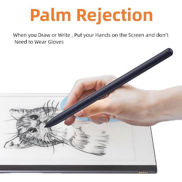 Remarkable 2 / Kindle Scribe/BOOX/Samsung Tablet S Kalemi Yedek EMR Stylus Kalem, 4096 Seviye Basınç, Avuç İçi Reddi, Başlık, Manyetik