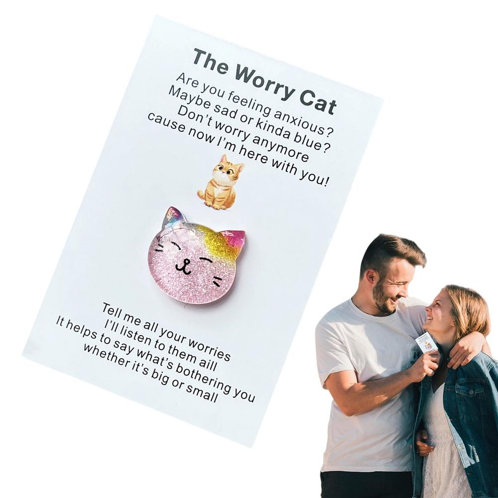 Pocket Greeting Cards Cat Pocket Greeting Cards Cute Hug Cards Keepsake Hug Token Inspirational Exchange Card For Colleagues