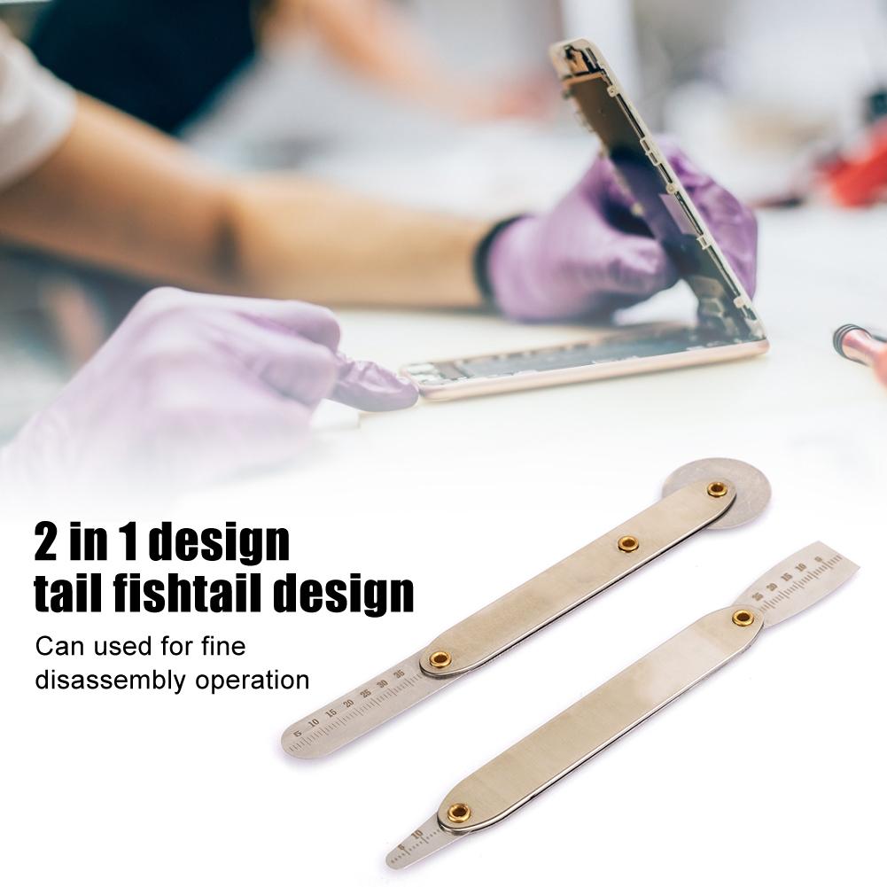 2PCS Metal High Hardness Roller Mobile Phone Pry Bar Removal Opening Tool Knife Accessory