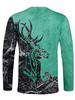 Longsleeve Men's longsleeve with a round neck, stylish top with bright prints