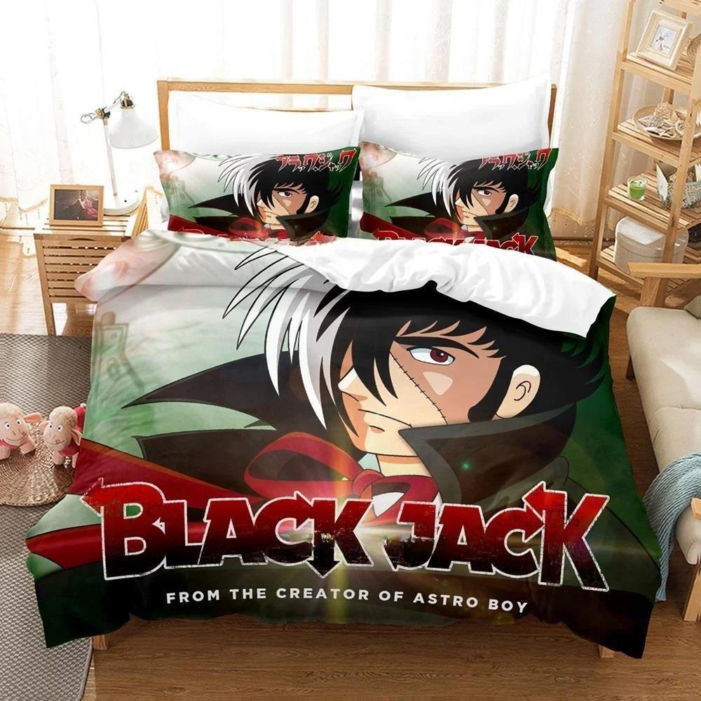 Comfortable Anime Print Duvet Cover Set With Duvet Cover And Pillowcases Single Twin Full Queen King Sizes For Adults And Kids