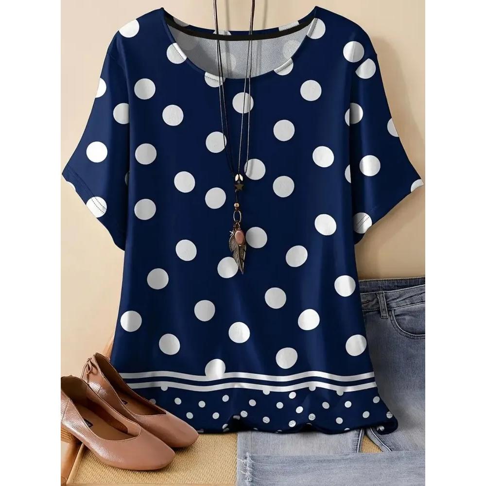 Daily Simple Women's Top Fashion Versatile Short Sleeve Casual Loose T-Shirts Women’s