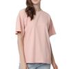 2024 European & American Women's Casual Loose Solid Color Short-Sleeved T-Shirt for Spring/Summer