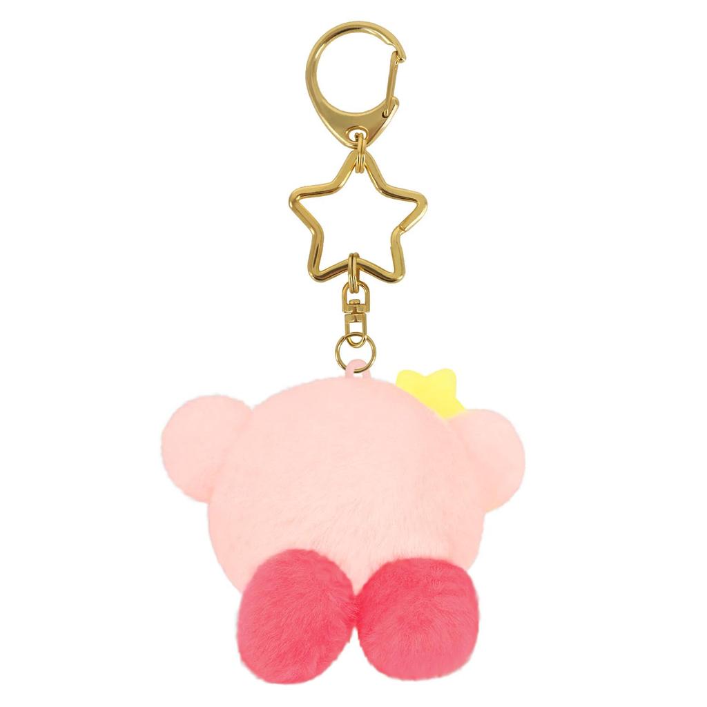 Kirby Star Mini Mofu Mascot Keychain Plush Toy Star Rod [Sanei Boeki]