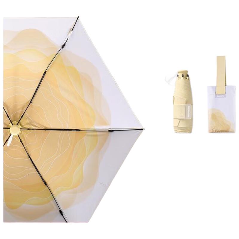 MAMORU UV Protection Gradient Floral Foldable Sun Umbrella