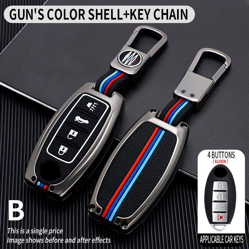 Applicable To The 14th Generation Xuanyi Key Set 2023 Teana Qashqai Qijun Jinke Tuda Car Case Buckle