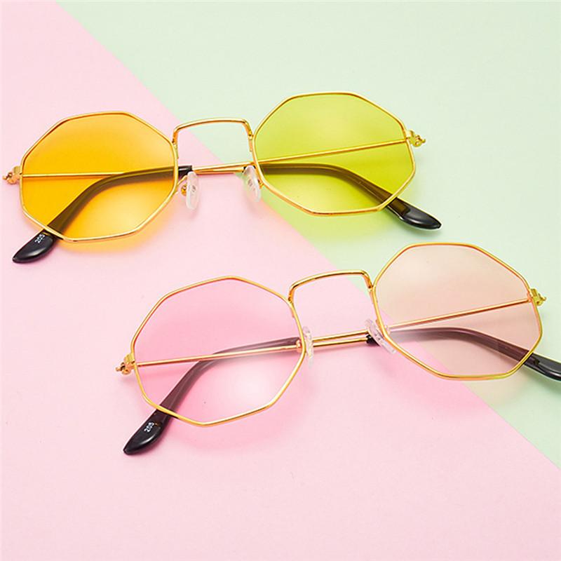 

Корейские винтажные летние солнцезащитные очки женские красочные линзы восьмиугольные круглые солнцезащитные очки в металлической оправе уличные солнцезащитные очки для путешествий