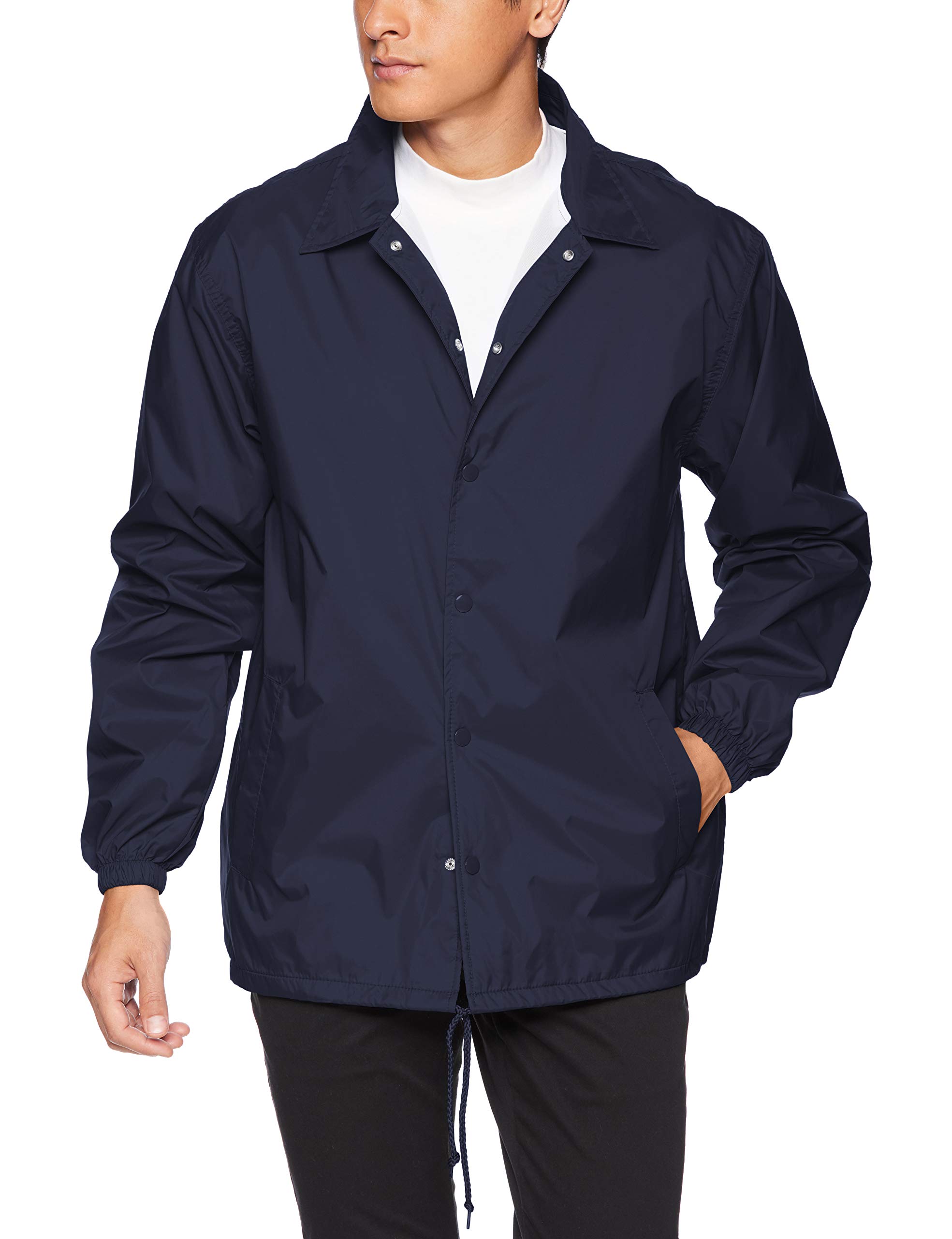 

Мужская ветровка United Athle Nylon Coach Jacket Размер XL (Подкладка) 705901, Темно-синий,