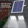 Solar LED Split Solar Light Outdoor Waterproof with Motion Sensor Floodlight Remote Control for Patio Garage Backyard Solar Ligh