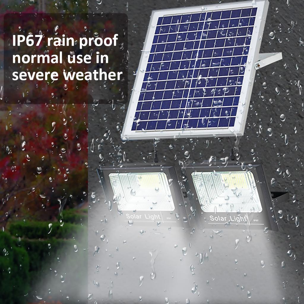 Solar LED Split Solar Light Outdoor Waterproof with Motion Sensor Floodlight Remote Control for Patio Garage Backyard Solar Ligh