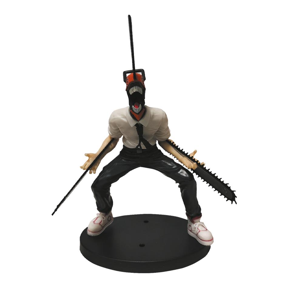 18cm Chainsaw Man Anime Figure Power Denji Action Figure PVC Chainsaw Man Denji Figurine Adult Collection Decor Model Dolls Toys