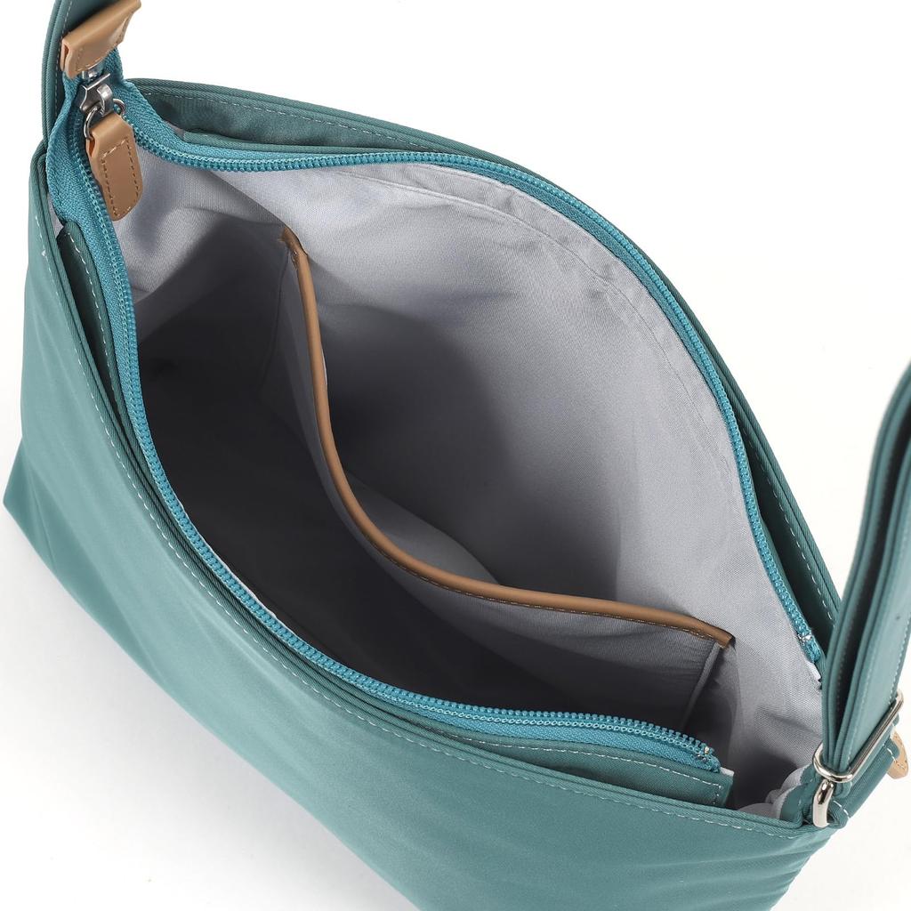 Crossbody Shoulder Bag Limited Stitch 35901 [Kitamura] R-0702 Women's [WEB Color] Turquoise/White [Green]