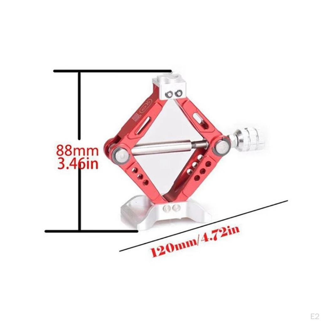 High Lifting Jack 1/10 RC Scale Accessories Metal Adjustable Portable Stands Scissor Jacks