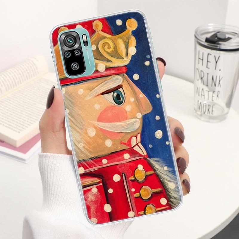

Nutcracker King Cartoon Coque Phone Case For Xiaomi Redmi Note 13 14 12S 12 11S 11T 11E Pro Plus 11 10 10S 4G 5G 14Pro Soft Sili Redmi Note 14 5G