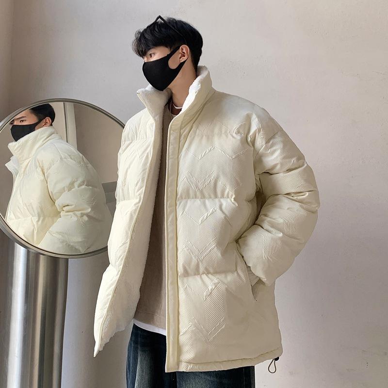 Youth Down Jacket White Duck Down Fashion Top Men and Women with the Same Casual Versatile Coat Couple White Warm