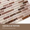 10Pcs Peel and Stick Tile Backsplash, Self-Adhesive Backsplash Tile for Kitchen In Modern White