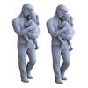 Father And Daughter Figurine 3D Printed Dad Holding Kid Statue Father's Day Birthday Gifts from Daughter