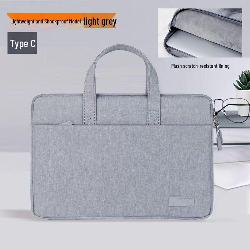 Unisex Water-Repellent 15.6-Inch Shockproof Business Laptop Handbag 15-16 inches (40x30 cm)