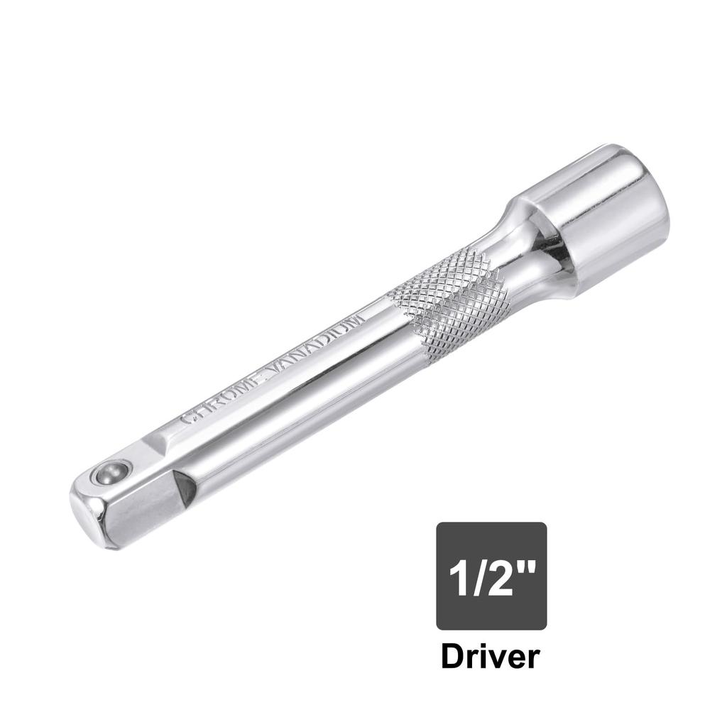 Uxcell 3-Piece Set 1/2" (F) To 1/2" (M) 5" Drive Ratchet Socket Adapter Extension Bar