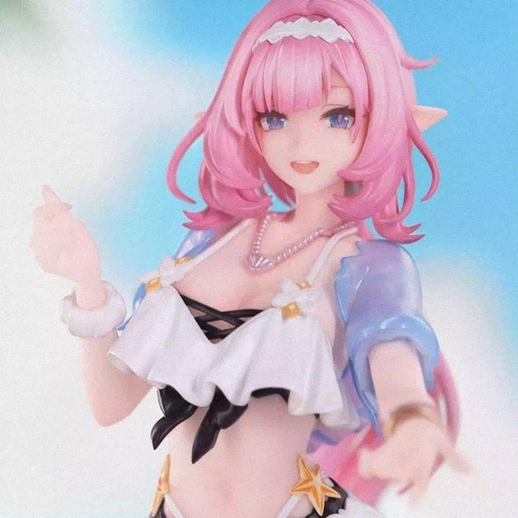 Anime Honkai Impact 3 Elysia Figure Summer Rhapsody Action Figurine Cute Model Girl Doll Xmas Gift