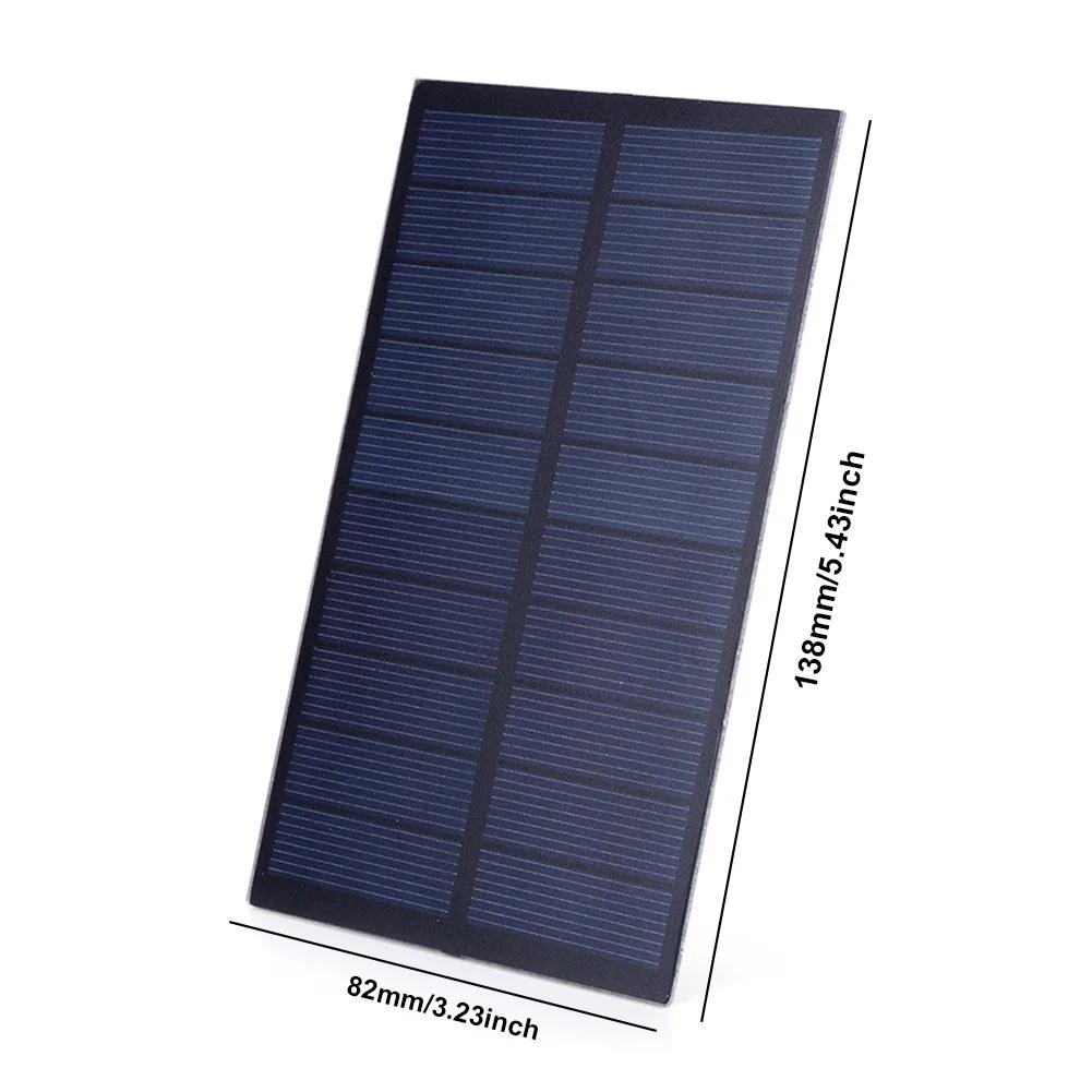 1.5W 5V Solar Panel Kit Phone Power Bank Mini Solar Charging Panel Photovoltaic Cells for 3.6-5V Tablet Panel Solar /Lights