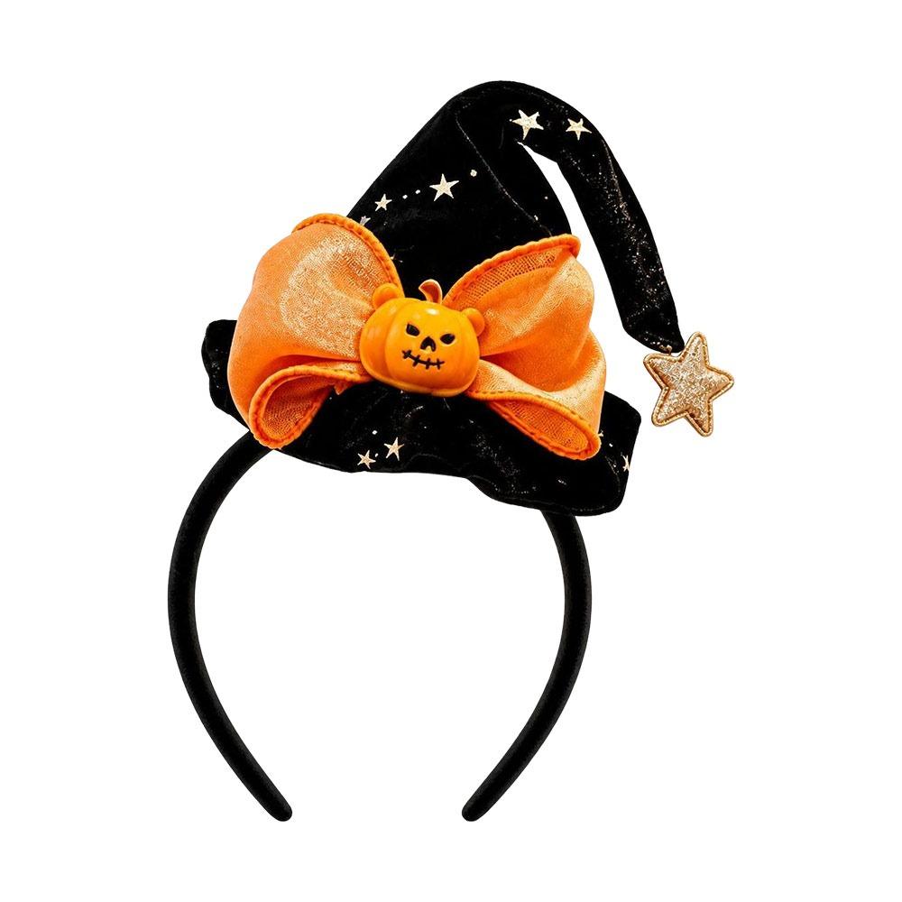 Fabric Halloween Cartoon Hairband Halloween Theme Ghost Headband Pumpkin Headband Costume Events