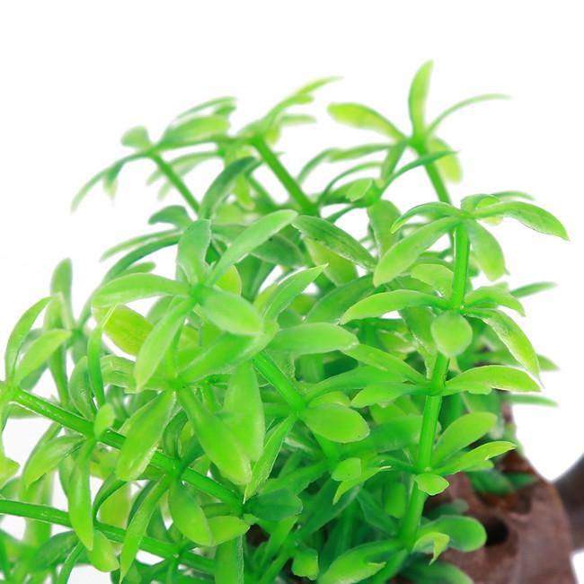 Plastic Tree Aquarium Underwater Plants Ficus Fish Tank Decorations Ornament