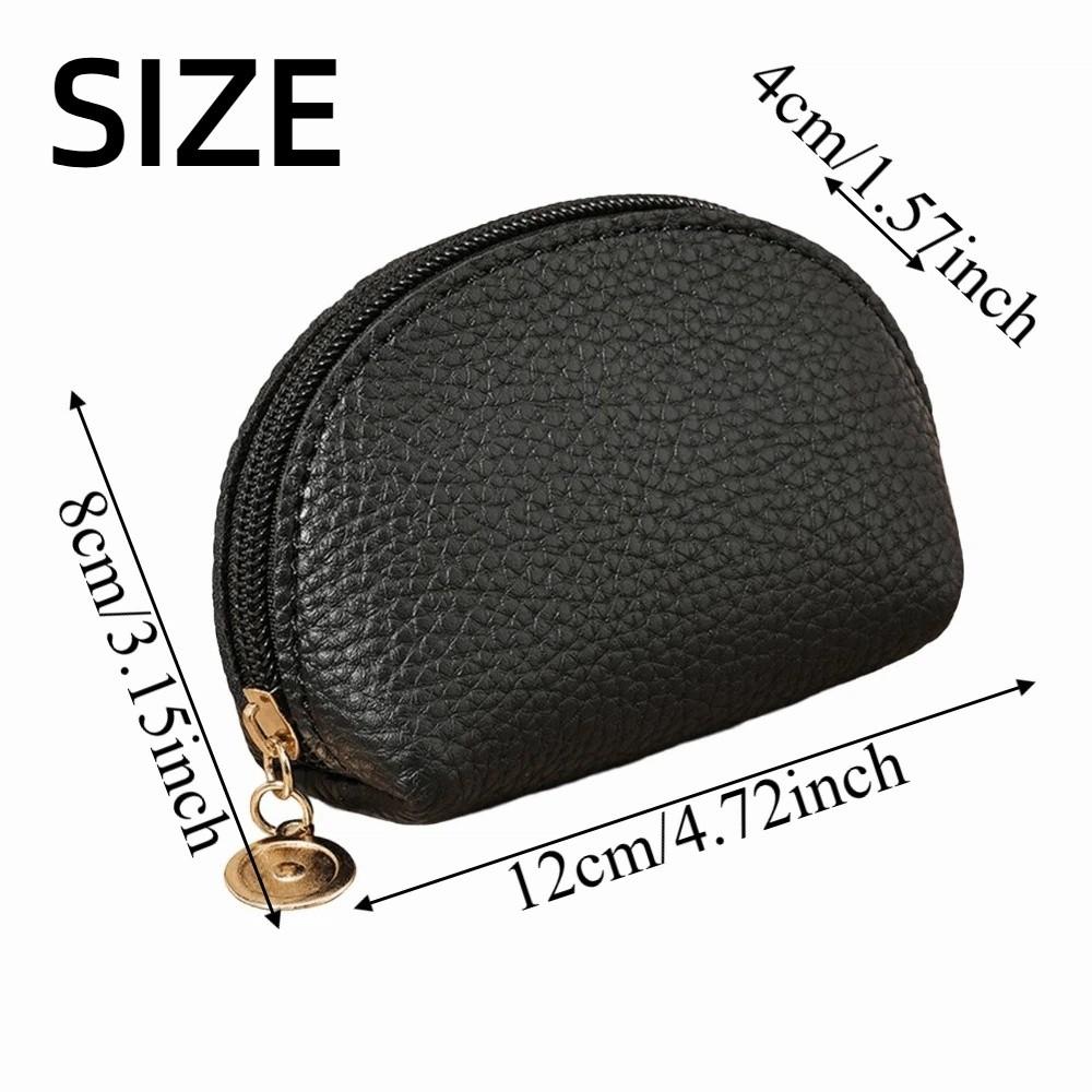 Portable Card Storage Pouch PU Leather Women's Wallet Casual Coin Storage Bag  Women Men