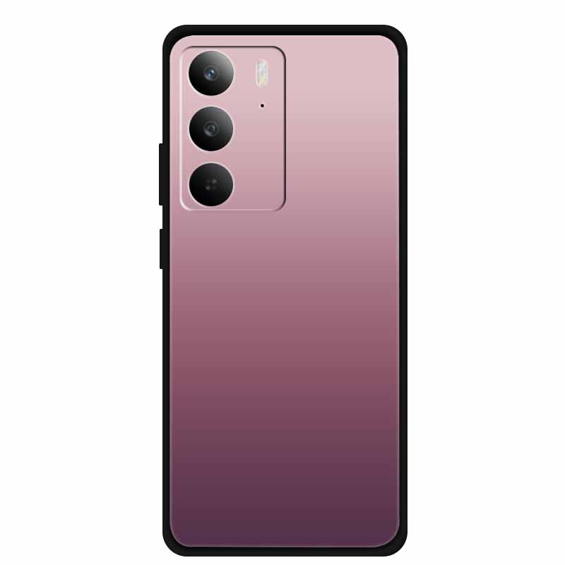 Cover per Realme C75 RMX3941 C75X 4G Posteriore Morbida in Silicone Colorata Lusso TPU Custodia Telefono C 75 Bumper Girly Gradiente Viola