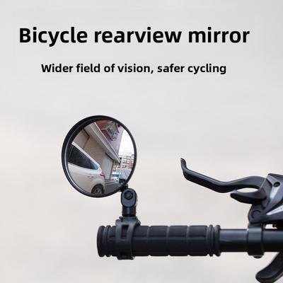 360 Rotation Adjustable Universal Bicycle Mirror Handlebar Rearview Mirror for Bicycle Motorcycle for Bike Riding Cycling Mirror